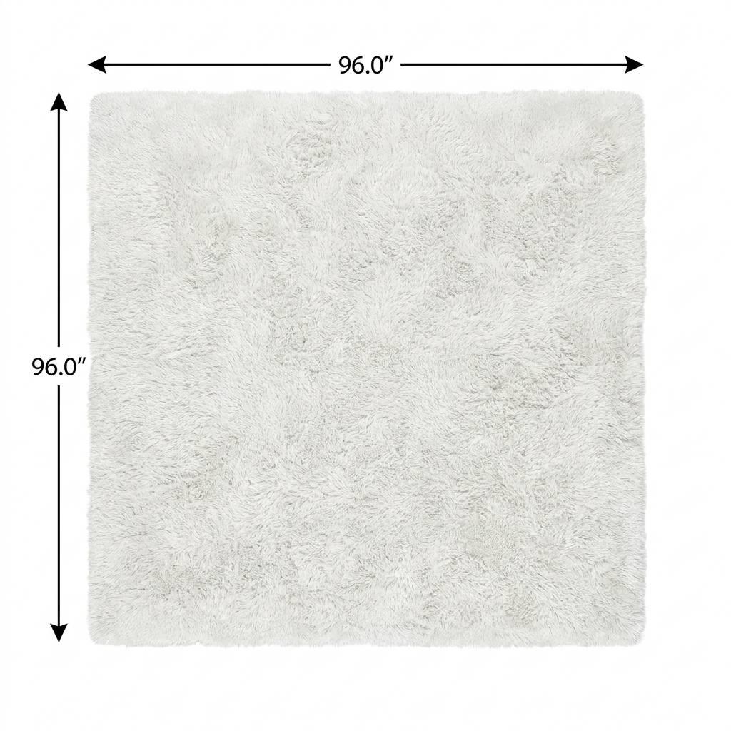 8' Khaki And Brown Floral Shag Washable Round Rug With UV Protection - HomeRoots - Flyclothing LLC