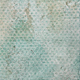 10' X 14' Teal And Ivory Geometric Shag Washable Area Rug With UV Protection - HomeRoots - Flyclothing LLC