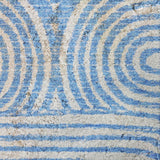 10' X 14' Blue And Ivory Geometric Shag Washable Area Rug With UV Protection - HomeRoots - Flyclothing LLC