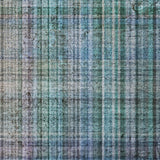 10' X 14' Teal And Navy Blue Plaid Shag Washable Area Rug With UV Protection - HomeRoots - Flyclothing LLC