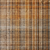 5' X 8' Terra Cotta And Taupe Plaid Shag Washable Area Rug With UV Protection - HomeRoots - Flyclothing LLC