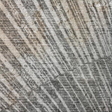 3' X 5' Gray And Silver Geometric Shag Washable Area Rug With UV Protection - HomeRoots - Flyclothing LLC