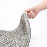 9' X 12' Gray And Silver Geometric Shag Washable Area Rug With UV Protection - HomeRoots - Flyclothing LLC