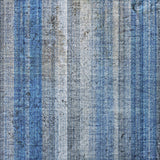8' X 10' Blue And Gray Striped Shag Washable Area Rug With UV Protection - HomeRoots - Flyclothing LLC