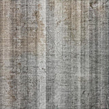 3' X 5' Gray And Silver Striped Shag Washable Area Rug With UV Protection - HomeRoots - Flyclothing LLC