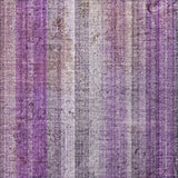 5' X 8' Purple And Gray Striped Shag Washable Area Rug With UV Protection - HomeRoots - Flyclothing LLC