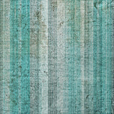 9' X 12' Teal And Gray Striped Shag Washable Area Rug With UV Protection - HomeRoots - Flyclothing LLC
