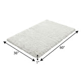 3' X 5' Green And Gold Abstract Shag Washable Area Rug With UV Protection - HomeRoots - Flyclothing LLC