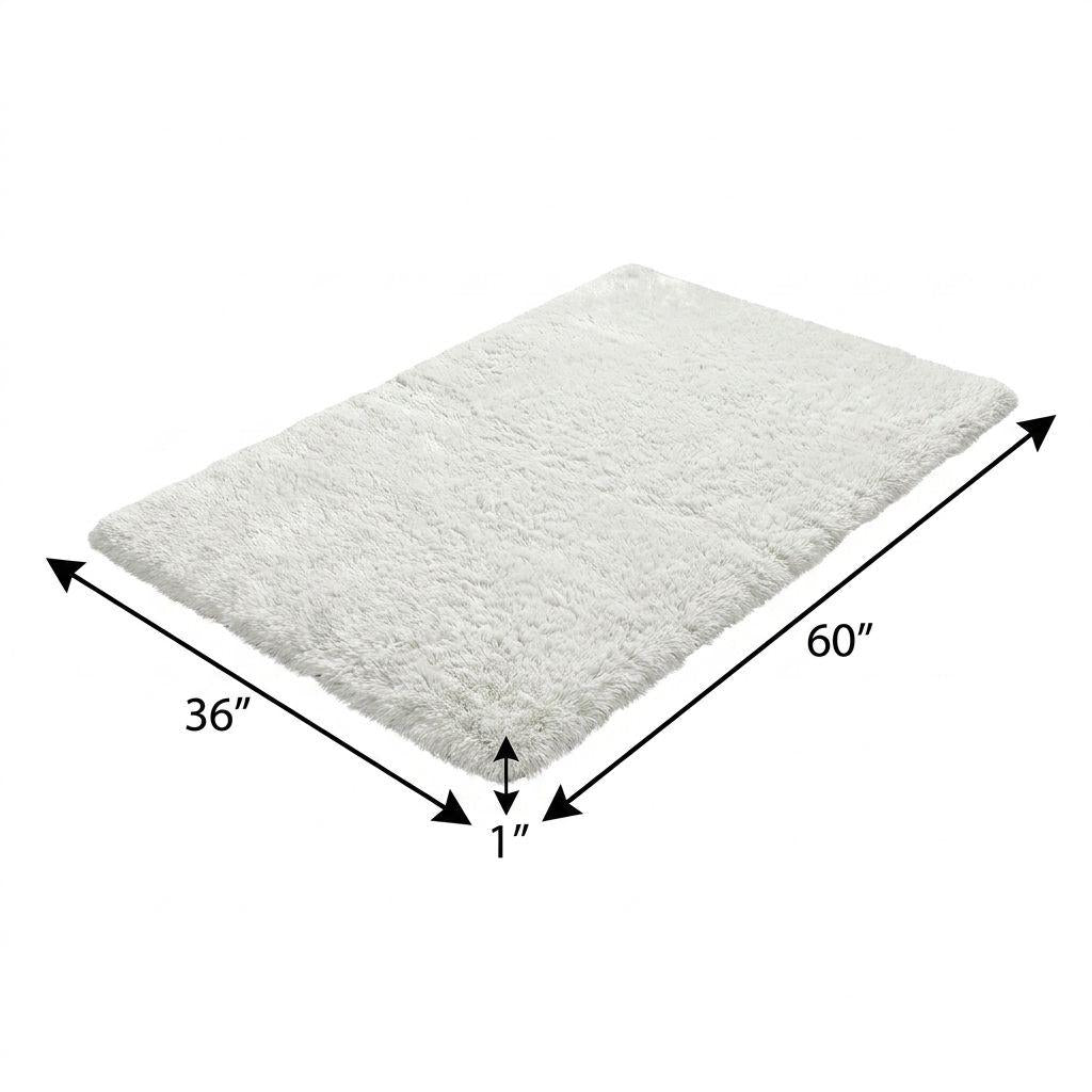 3' X 5' Green And Gold Abstract Shag Washable Area Rug With UV Protection - HomeRoots - Flyclothing LLC