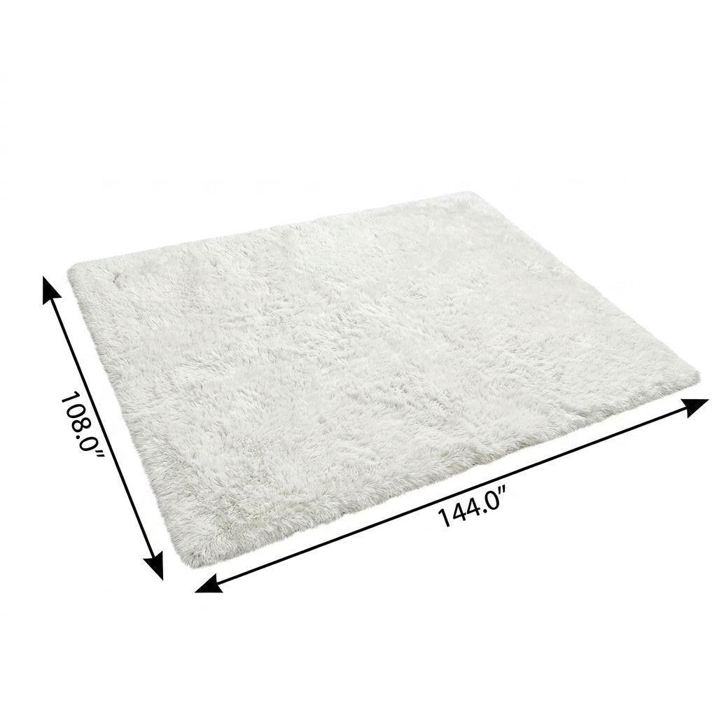 9' X 12' Green And Gold Abstract Shag Washable Area Rug With UV Protection - HomeRoots - Flyclothing LLC