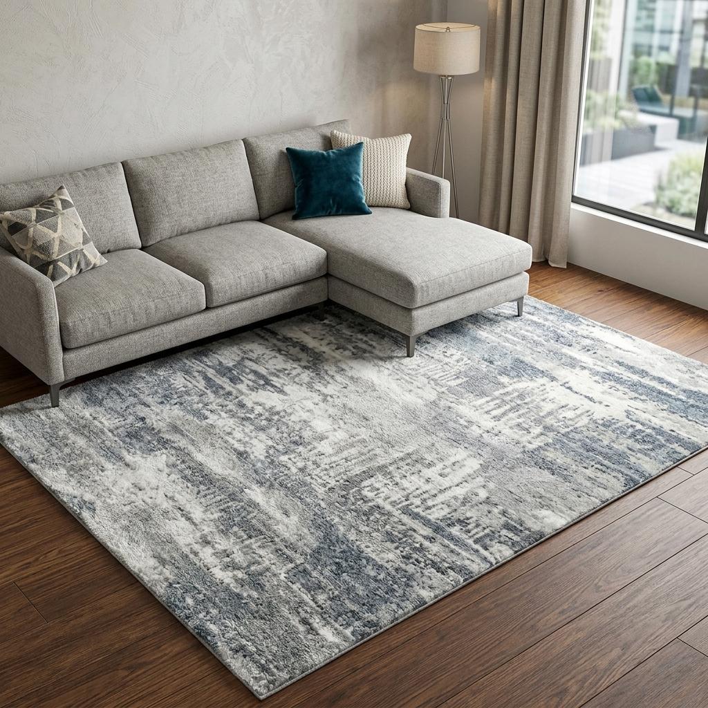10' X 14' Green And Gold Abstract Shag Washable Area Rug With UV Protection - HomeRoots - Flyclothing LLC