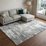 10' X 14' Green And Gold Abstract Shag Washable Area Rug With UV Protection - HomeRoots - Flyclothing LLC