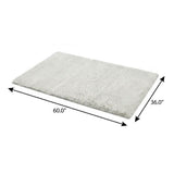 3' X 5' Ivory And Taupe Abstract Shag Washable Area Rug With UV Protection - HomeRoots - Flyclothing LLC