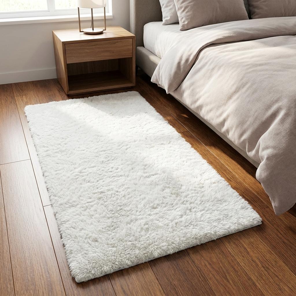 3' X 5' Teal And Blue Abstract Shag Washable Area Rug With UV Protection - HomeRoots - Flyclothing LLC