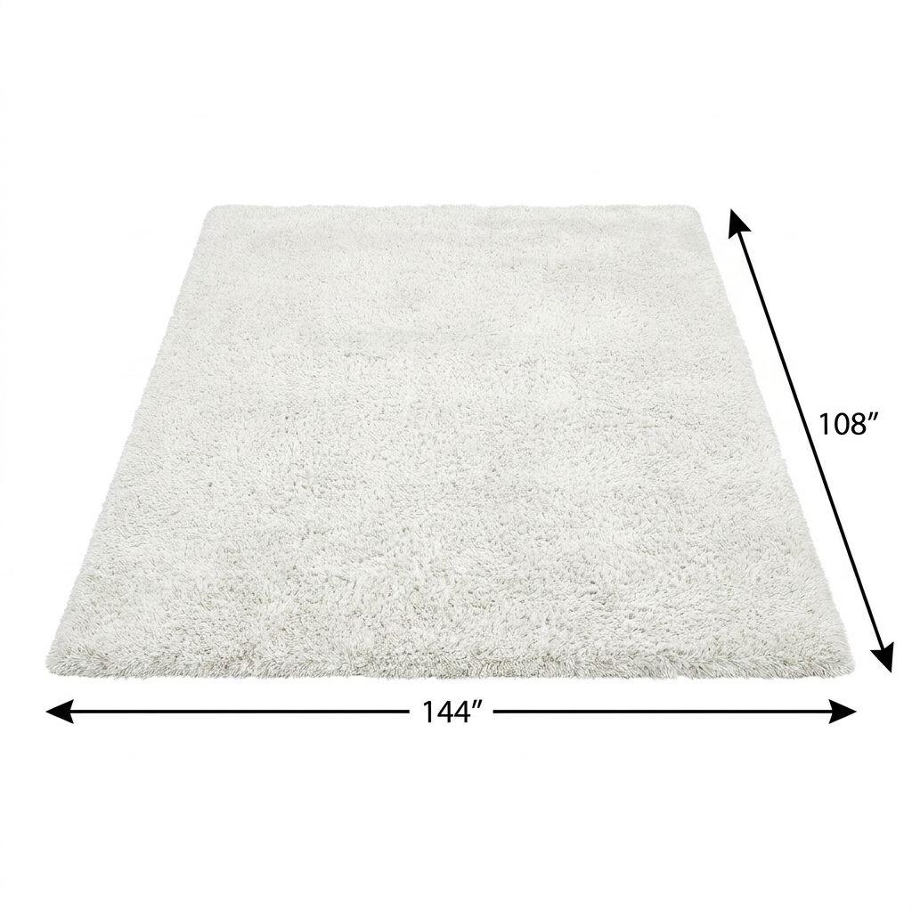 9' X 12' Teal And Blue Abstract Shag Washable Area Rug With UV Protection - HomeRoots - Flyclothing LLC