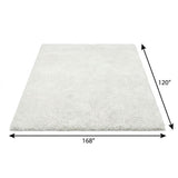 10' X 14' Teal And Blue Abstract Shag Washable Area Rug With UV Protection - HomeRoots - Flyclothing LLC