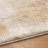 3' X 5' Beige And Copper Abstract Shag Washable Area Rug With UV Protection - HomeRoots - Flyclothing LLC