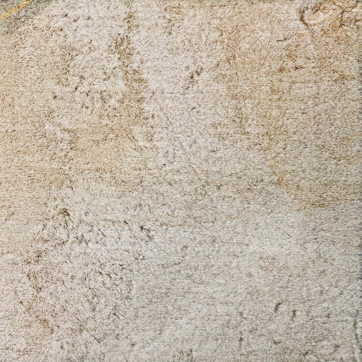 8' X 10' Beige And Copper Abstract Shag Washable Area Rug With UV Protection - HomeRoots - Flyclothing LLC