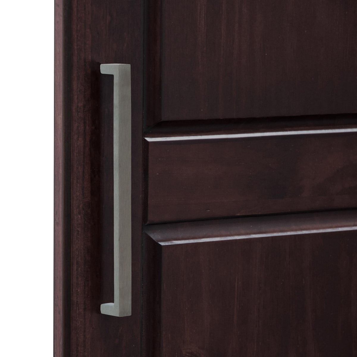 72" Dark Brown Solid Wood Mirrored Two Door Three Drawer Combo Dresser - HomeRoots - Flyclothing LLC