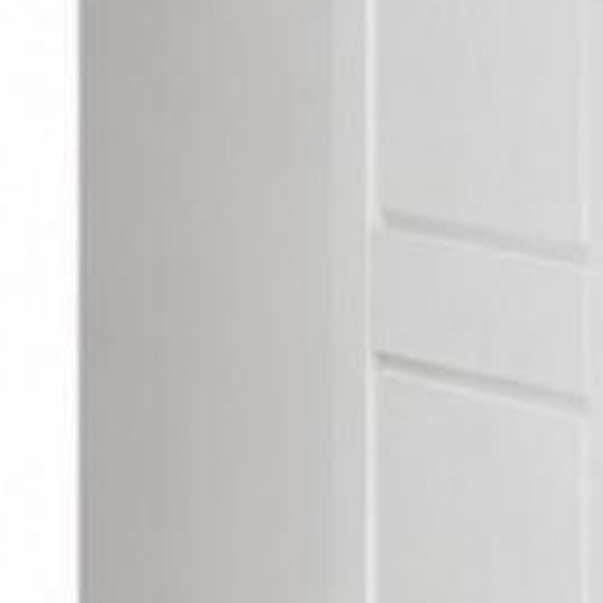 72" White Solid Wood Mirrored Four Door Combo Dresser - HomeRoots - Flyclothing LLC