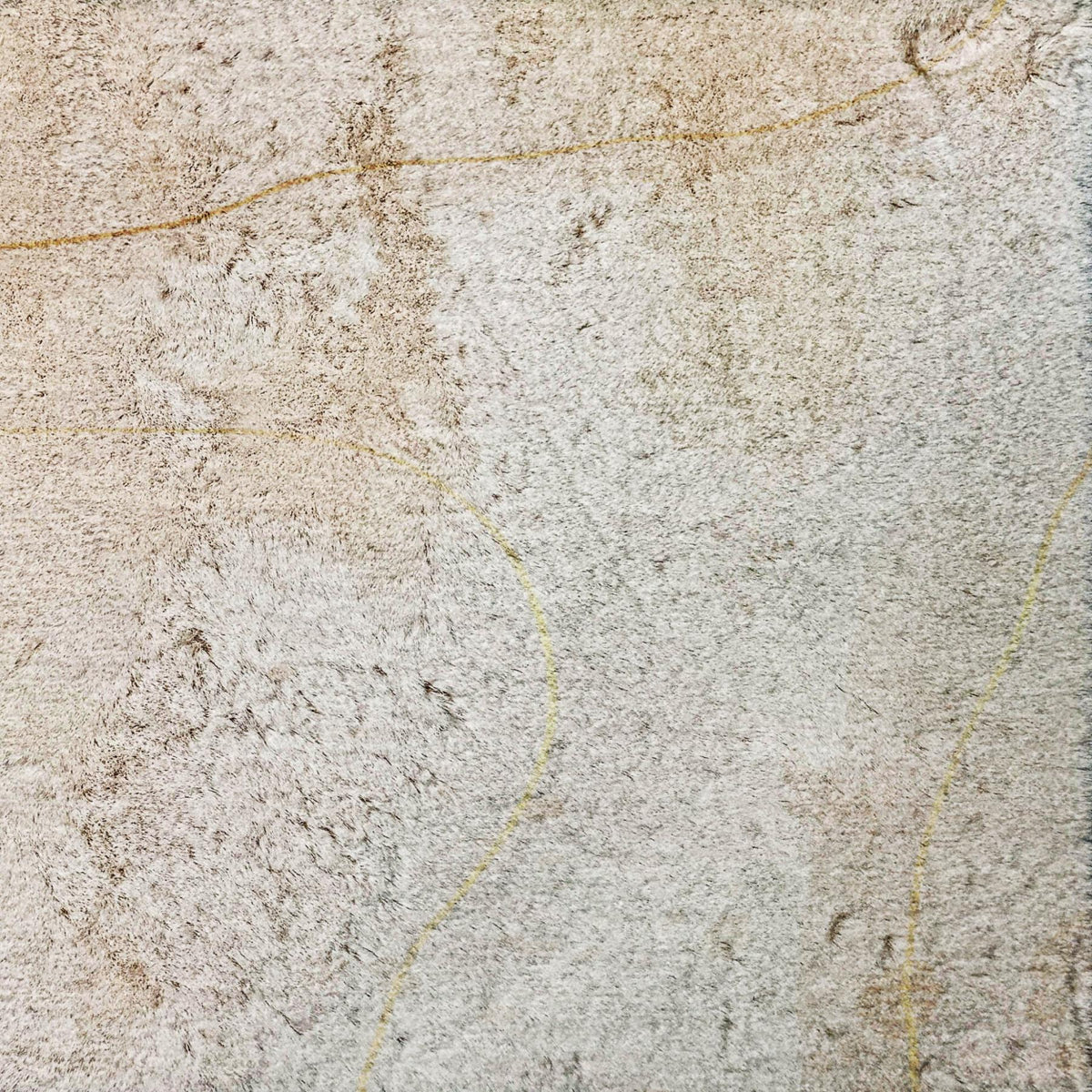 10' X 14' Beige And Ivory Abstract Shag Washable Area Rug With UV Protection - HomeRoots - Flyclothing LLC