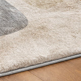 3' X 5' Brown And Gray Abstract Shag Washable Area Rug With UV Protection - HomeRoots - Flyclothing LLC