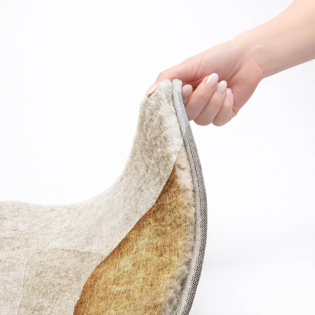 5' X 8' Brown And Gray Abstract Shag Washable Area Rug With UV Protection - HomeRoots - Flyclothing LLC