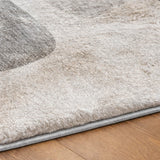 5' X 8' Gray And Silver Abstract Shag Washable Area Rug With UV Protection - HomeRoots - Flyclothing LLC