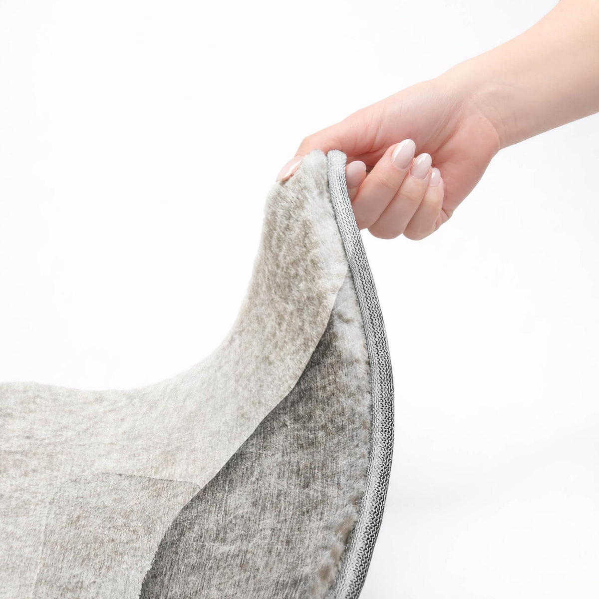 9' X 12' Gray And Silver Abstract Shag Washable Area Rug With UV Protection - HomeRoots - Flyclothing LLC