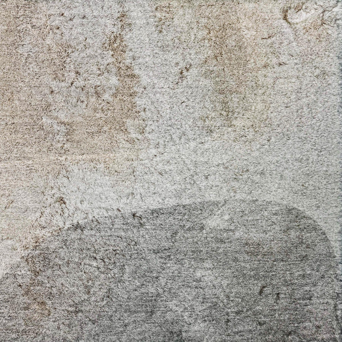 9' X 12' Gray And Silver Abstract Shag Washable Area Rug With UV Protection - HomeRoots - Flyclothing LLC