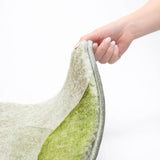 8' X 10' Green And Fern Green Abstract Shag Washable Area Rug With UV Protection - HomeRoots - Flyclothing LLC