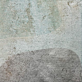 3' X 5' Teal And Gray Abstract Shag Washable Area Rug With UV Protection - HomeRoots - Flyclothing LLC