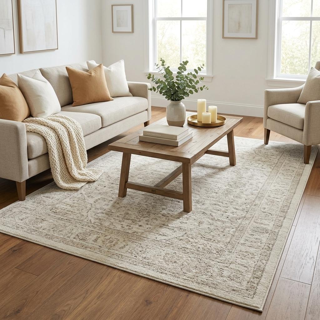 5' X 8' Black And Ivory Geometric Shag Washable Area Rug With UV Protection - HomeRoots - Flyclothing LLC