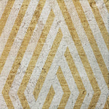 9' X 12' Gold And Ivory Geometric Shag Washable Area Rug With UV Protection - HomeRoots - Flyclothing LLC