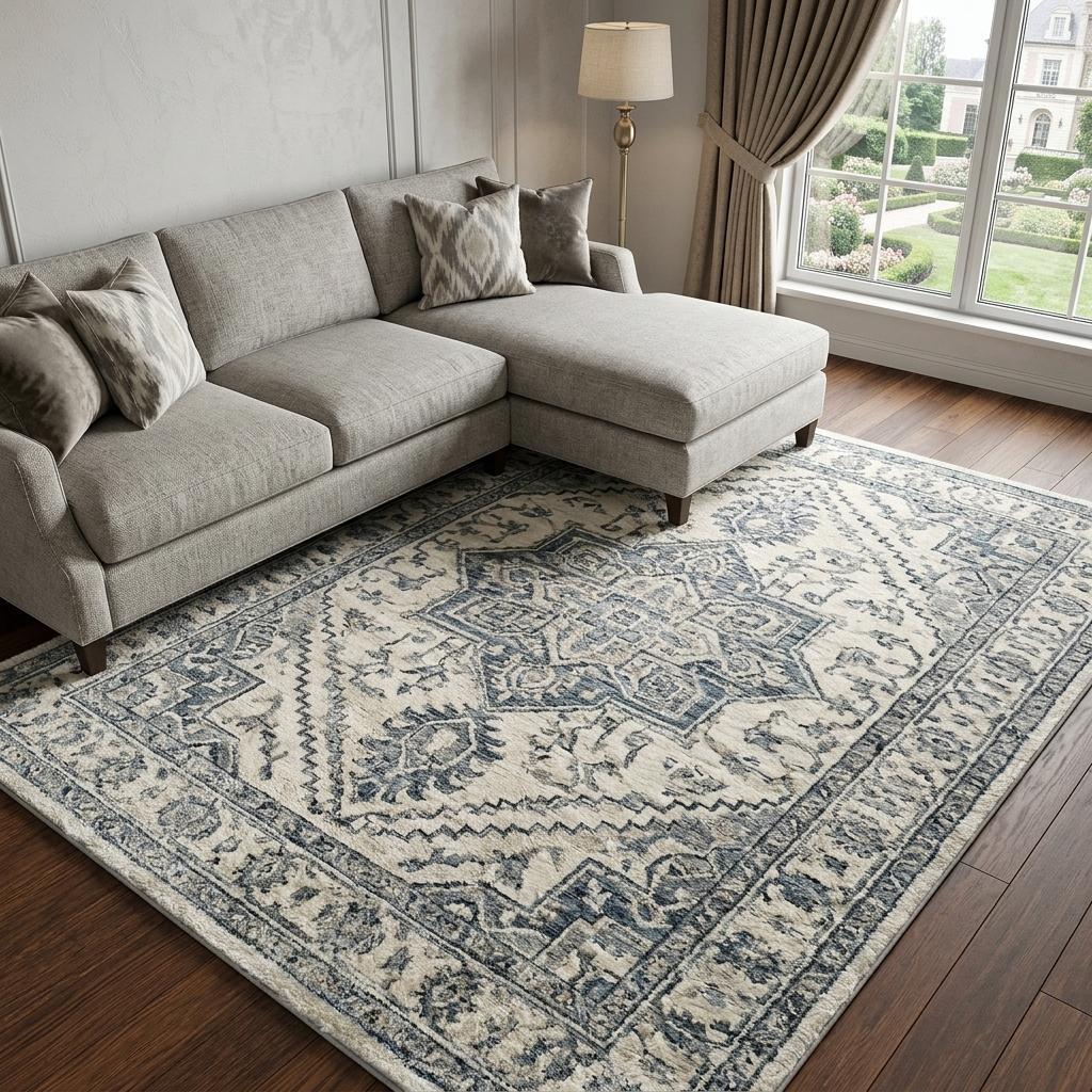 10' X 14' Orange And Ivory Geometric Shag Washable Area Rug With UV Protection - HomeRoots - Flyclothing LLC