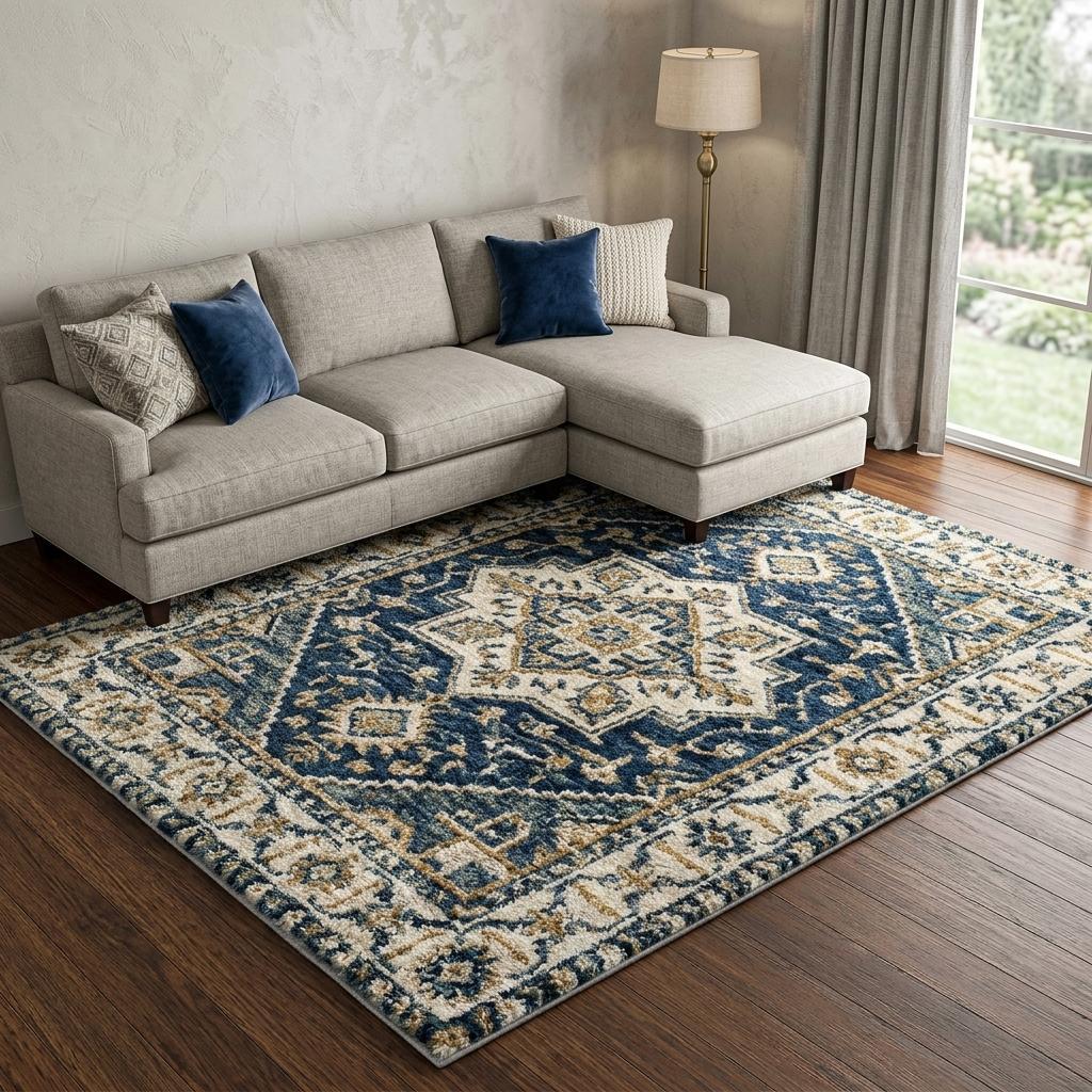 10' X 14' Purple And Ivory Geometric Shag Washable Area Rug With UV Protection - HomeRoots - Flyclothing LLC