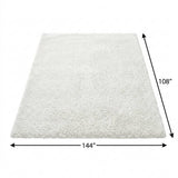 9' X 12' Green And Ivory Floral Shag Washable Area Rug With UV Protection - HomeRoots - Flyclothing LLC