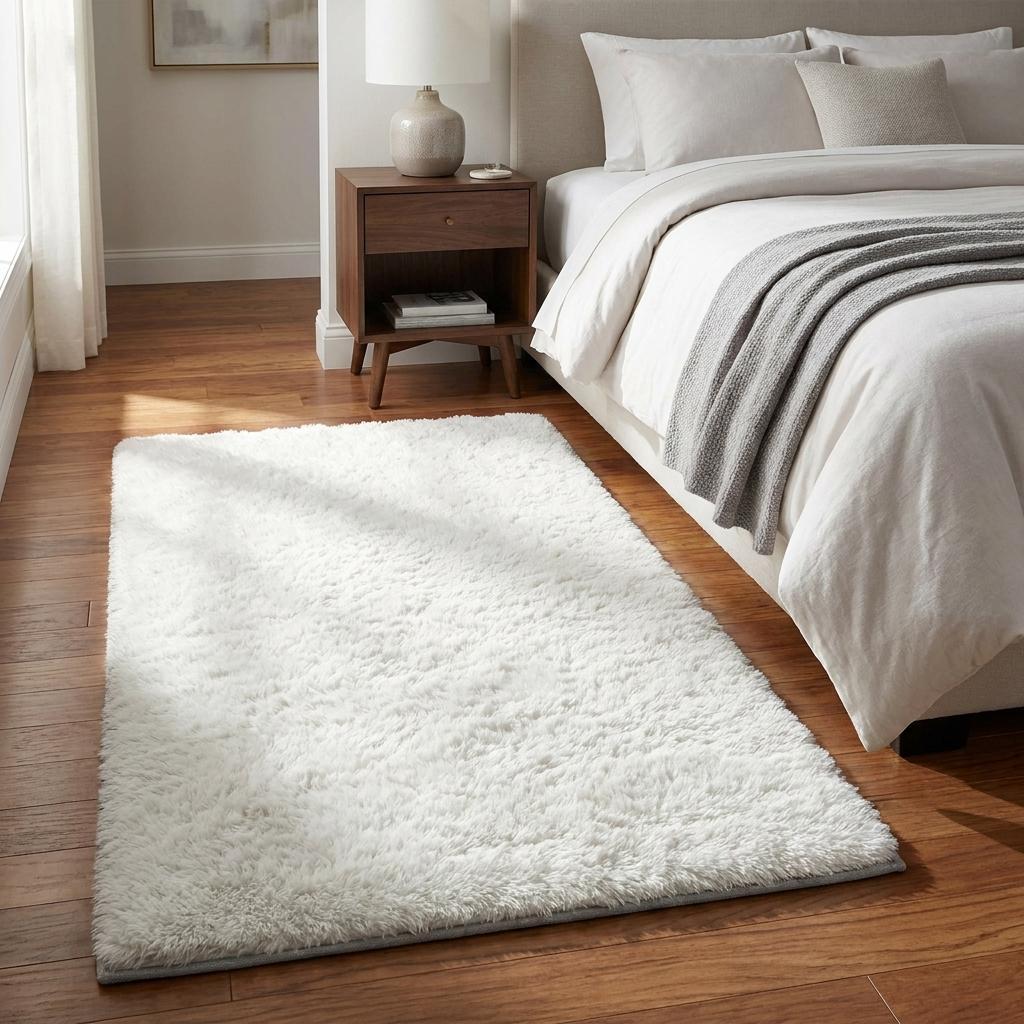 3' X 5' Brown And Beige Floral Shag Washable Area Rug With UV Protection - HomeRoots - Flyclothing LLC
