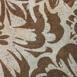 8' X 10' Brown And Beige Floral Shag Washable Area Rug With UV Protection - HomeRoots - Flyclothing LLC