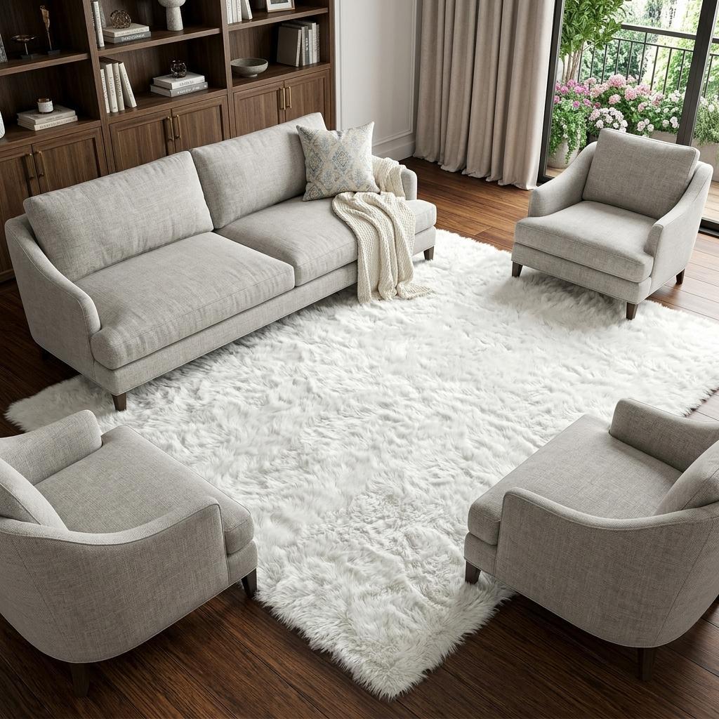 9' X 12' Brown And Beige Floral Shag Washable Area Rug With UV Protection - HomeRoots - Flyclothing LLC