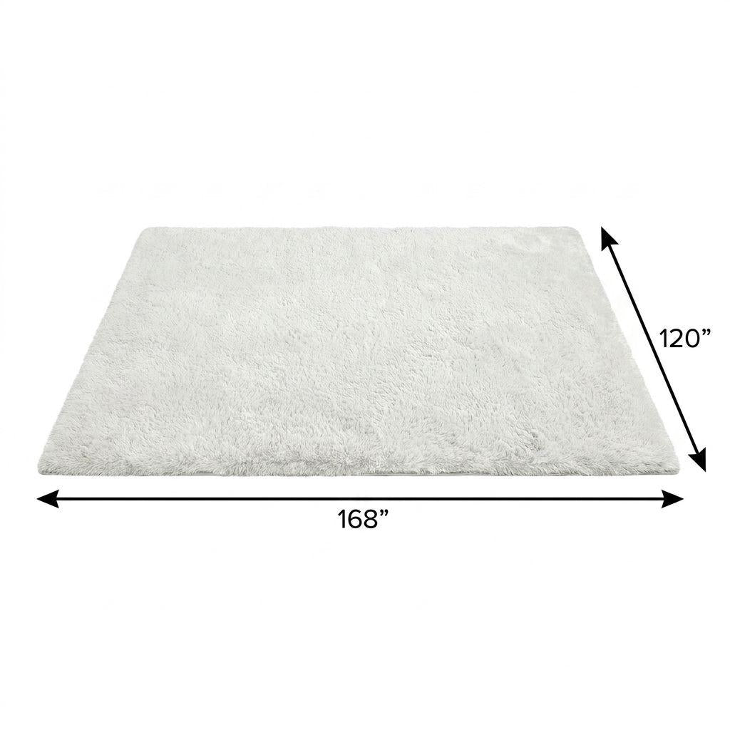 10' X 14' Gold And Ivory Floral Shag Washable Area Rug With UV Protection - HomeRoots - Flyclothing LLC