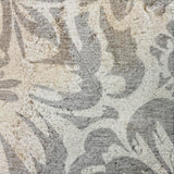 8' X 10' Gray And Ivory Floral Shag Washable Area Rug With UV Protection - HomeRoots - Flyclothing LLC