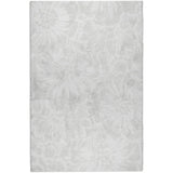 8' X 10' Ivory And Cream Floral Shag Washable Area Rug With UV Protection - HomeRoots - Flyclothing LLC