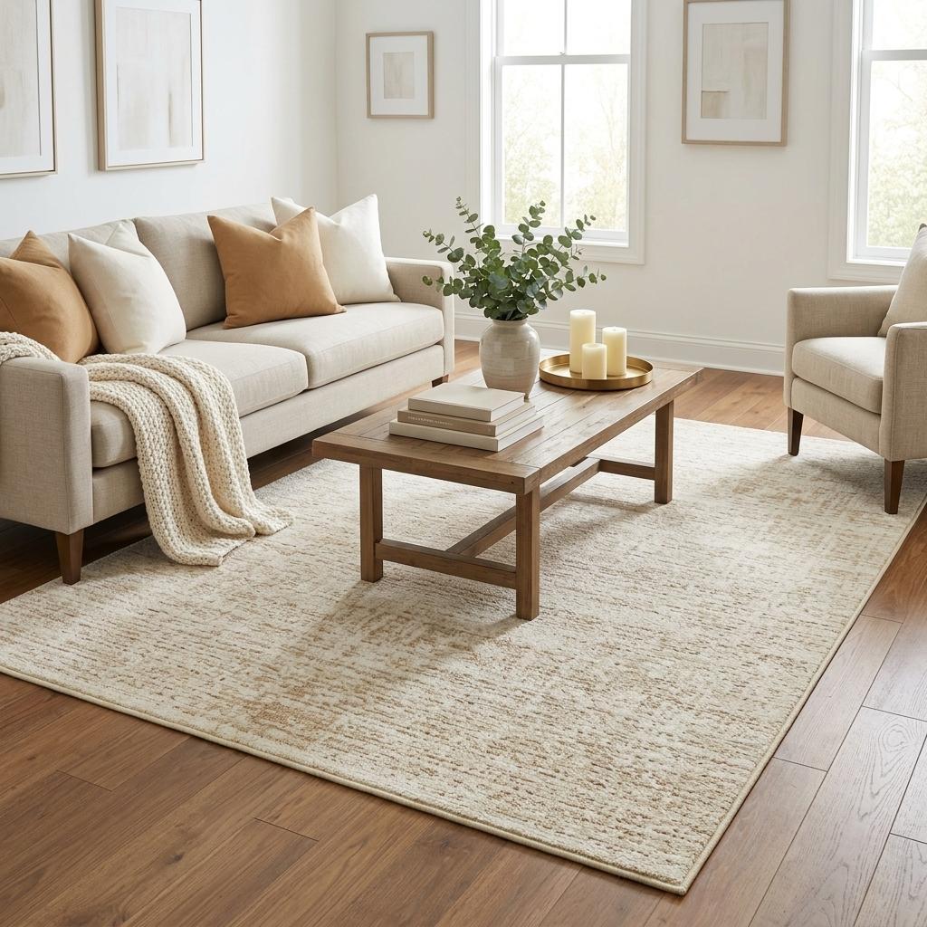 5' X 8' Mint Green And Ivory Floral Shag Washable Area Rug With UV Protection - HomeRoots - Flyclothing LLC