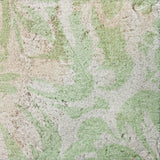 5' X 8' Mint Green And Ivory Floral Shag Washable Area Rug With UV Protection - HomeRoots - Flyclothing LLC