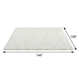 9' X 12' Mint Green And Ivory Floral Shag Washable Area Rug With UV Protection - HomeRoots - Flyclothing LLC