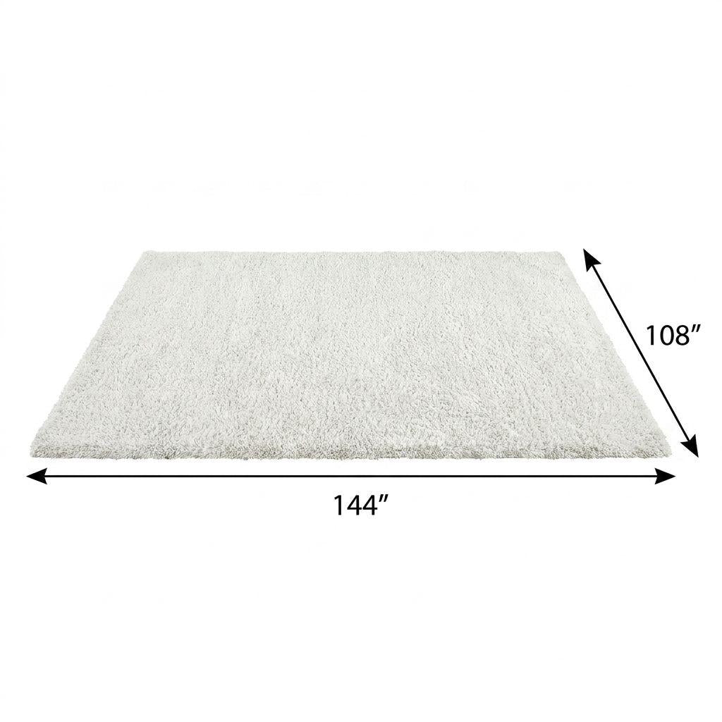 9' X 12' Mint Green And Ivory Floral Shag Washable Area Rug With UV Protection - HomeRoots - Flyclothing LLC