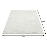 10' X 14' Orange And Ivory Floral Shag Washable Area Rug With UV Protection - HomeRoots - Flyclothing LLC