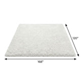 10' X 14' Orange And Ivory Floral Shag Washable Area Rug With UV Protection - HomeRoots - Flyclothing LLC
