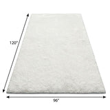 8' X 10' Pink And Ivory Floral Shag Washable Area Rug With UV Protection - HomeRoots - Flyclothing LLC